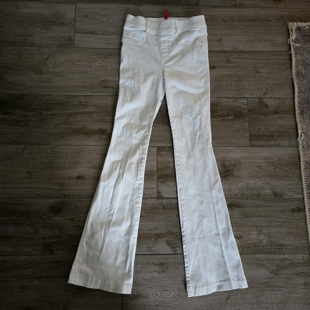 SPANX White Fit Flare Women's Pants SZ Small - Picture 4 of 10